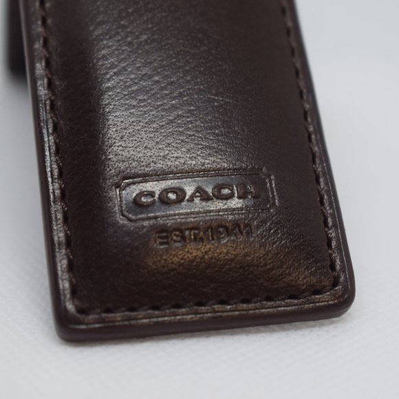 Coach Other - Coach Magnetic Money Clip Leather Bifold